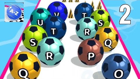 A-Z Run Race (Level 545 - 559) - all levels iOS Android 2048 gameplay #devagamezone #cutiepie22yt