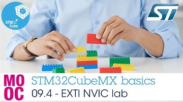 STM32CubeMX basics: 09.4 STM32Cube HAL theory EXTI - Lab EXTI NVIC priority