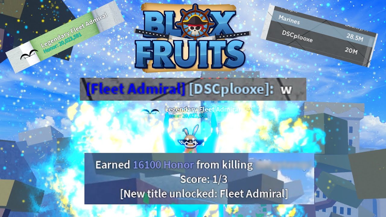 Getting Fleet Admiral Title!!- Blox Fruits 