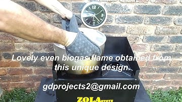 Wood Gasifier Stove customer operational user video.