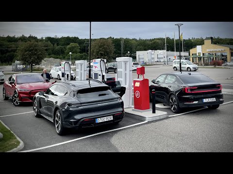 Blasting Across Europe In The Porsche Taycan CT Heading From Germany To Norway!