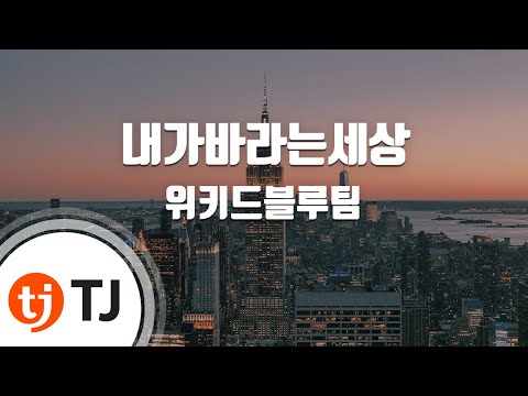 [TJ노래방 / 1키올림] 내가바라는세상 - 위키드블루팀 / TJ Karaoke