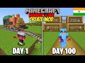 I survived 100 days in create mod in minecraft hardcore hindi