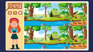 Viki Spotter: Camping, Level 18 Walkthrough, 1080p/60FPS.