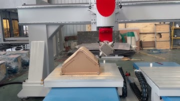 FINECNC FC1212 5 Axis CNC Center processing plywood bending chair,KFC chair,Fast dining chair