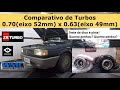 TurboFlix Parte 15 - Comparativo de turbos! Testes no dino e pista com a ZR Turbo! Análise de dados!