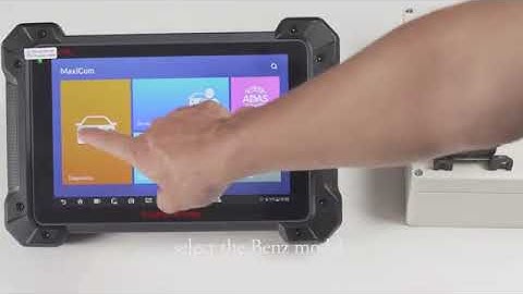 Autel Bluetooth VCI Work with MaxiCOM MK908 Test Video