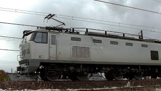元カシオペア号牽引機EF510-510牽引高速貨物4091ﾚ　吹田→東青森