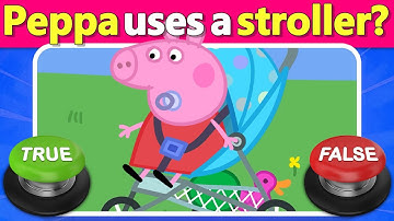 ⭕❌ Peppa Pig Quiz 🧠 True or False? 95% Get This WRONG! Can You Beat It? | Quiz DingDong