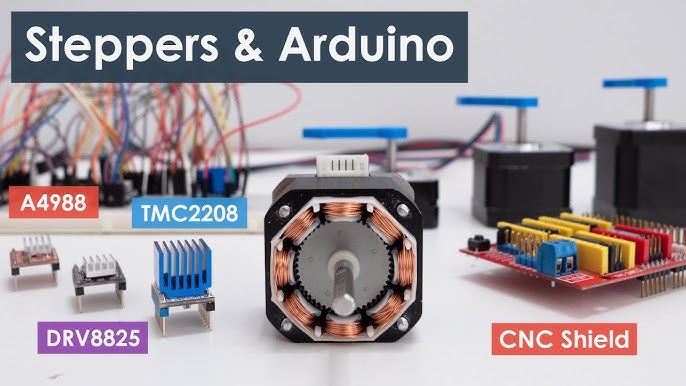 Comment utiliser DRV8825 Driver moteur pas a pas avec Arduino - Moussasoft