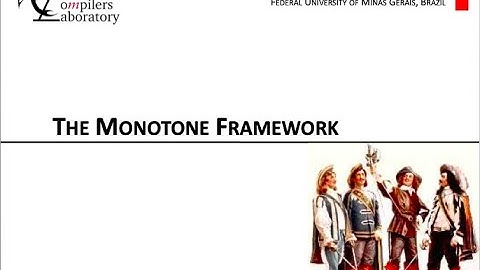 The Monotone Framework