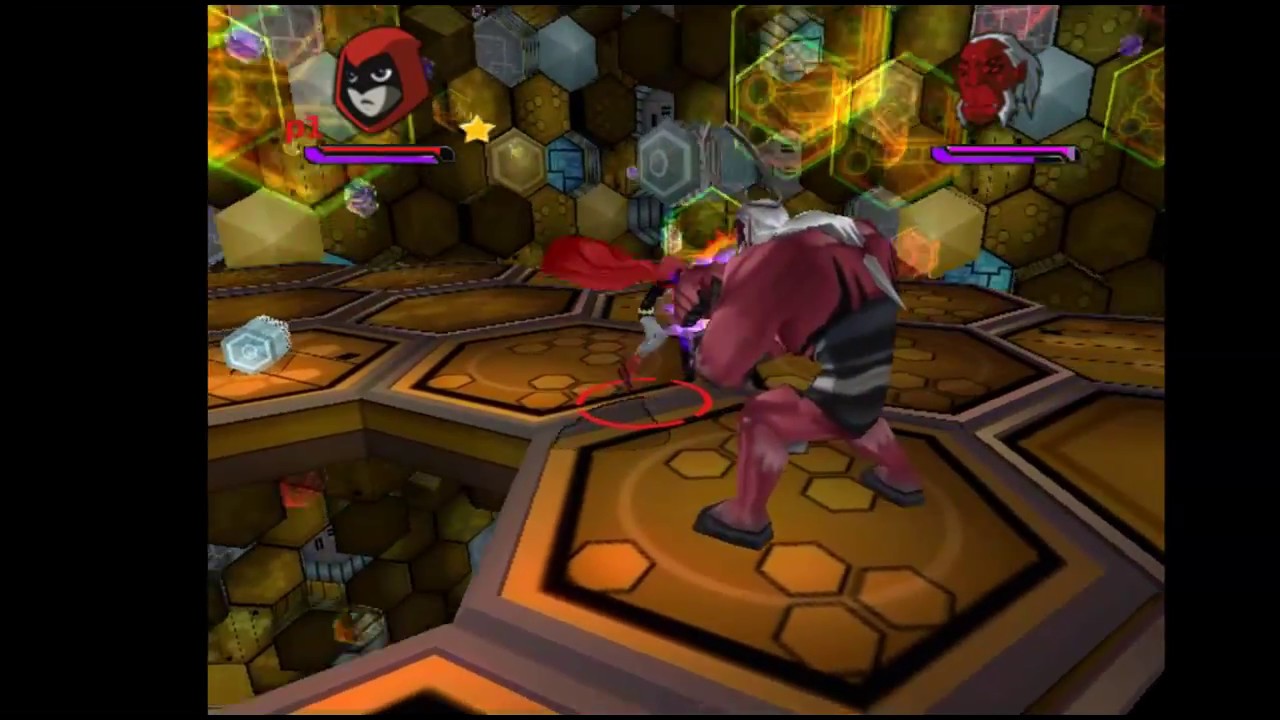 Let's Play Teen Titans (Round 1) Raven VS Trigon YouTube