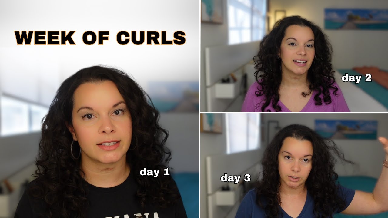 One Week of Realistic Curly Hair | What My Curly Hair Really Looks Like Over a Week