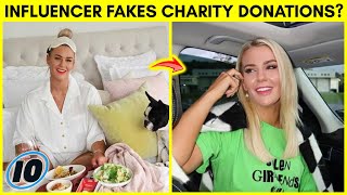 Influencer Under Fire For Faking Charity Donations