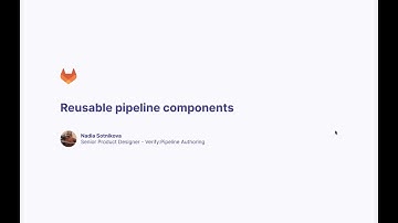 UX showcase: Reusable pipeline components