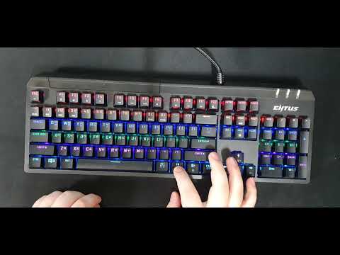 CJ OGN K750G 광축 게이밍키보드 타건
