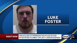 Man accused of impersonating officer after trying to stop real off-duty officer