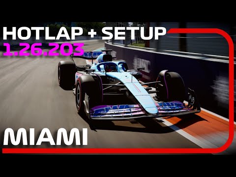 F1 22 MIAMI HOTLAP + SETUP (1:26.269) 