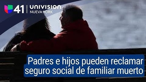 ¿Qué pasa con el seguro social cuando la persona muere? Pareja e hijos pueden recibir el beneficio