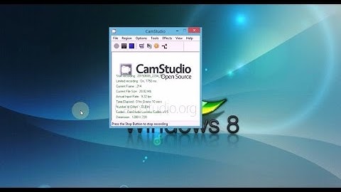 Best Settings For Camstudio Screen Recorder To Record HD Video