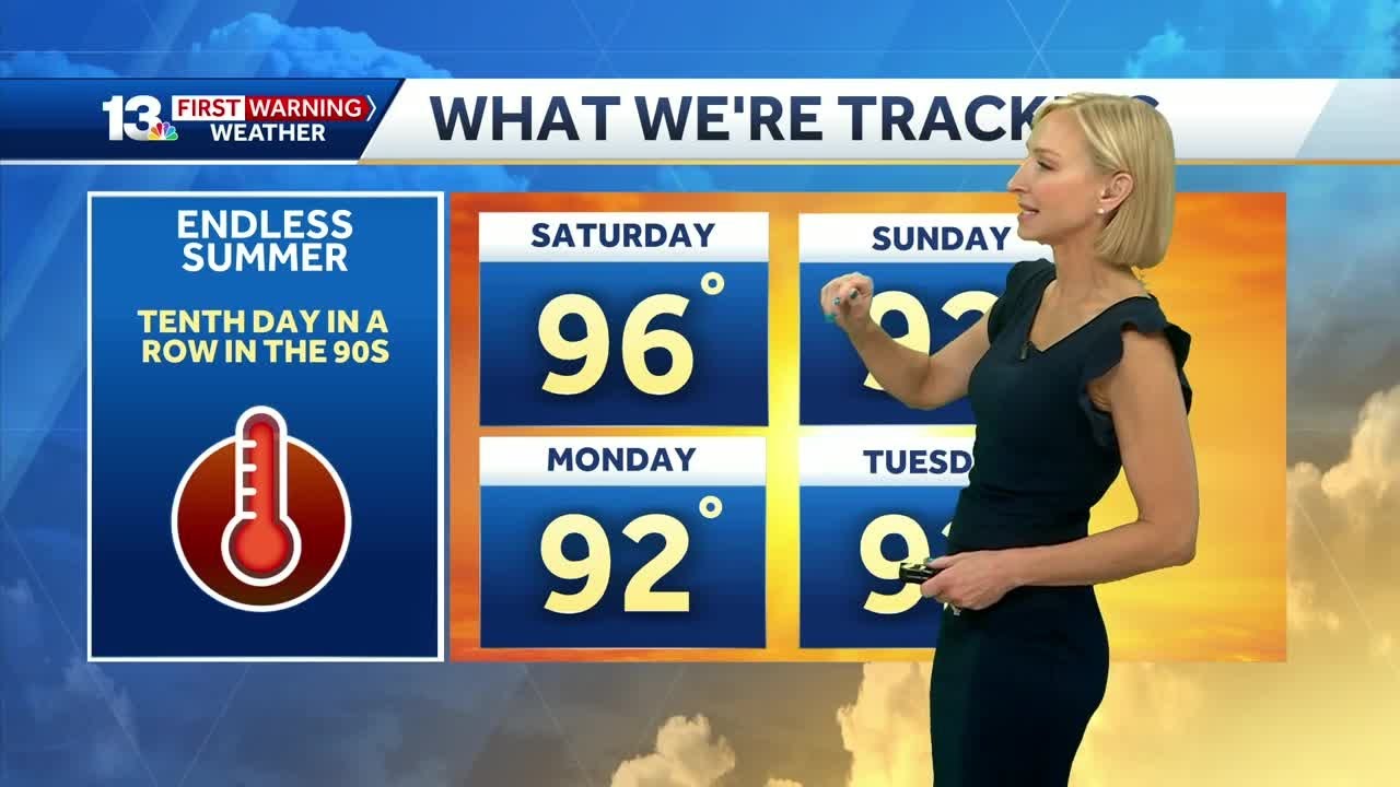 Still hot in Alabama, but a better chance for rain is on the way - YouTube