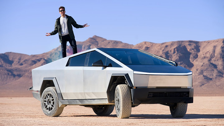 Je teste le Cybertruck de Tesla - J'en veux un !