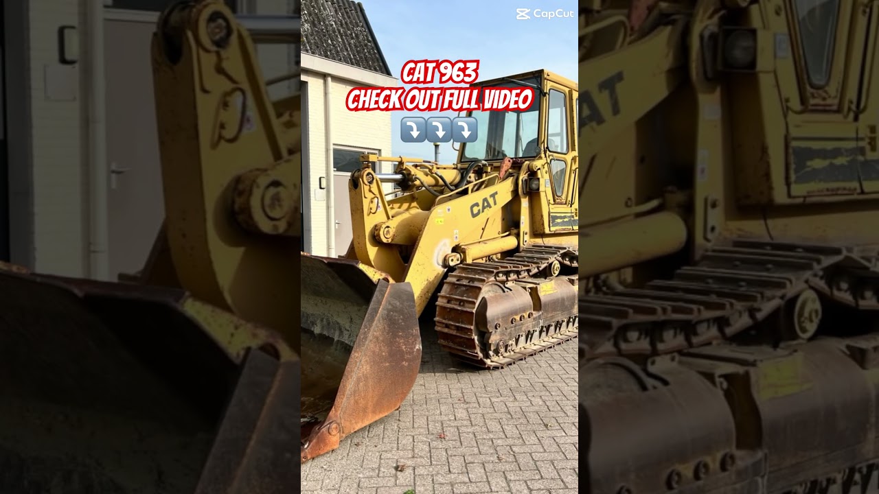 The amazing CAT 963 tracked loader!