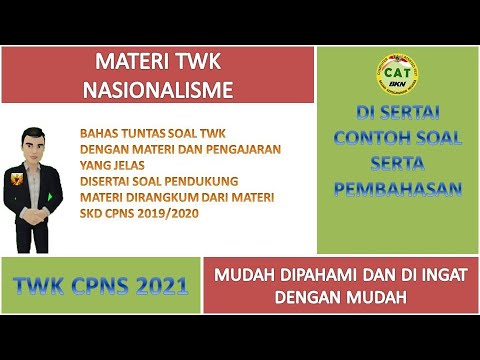 Twk Nasionalisme Soal Dan Pembahasan Skd Cpns 2021 Youtube