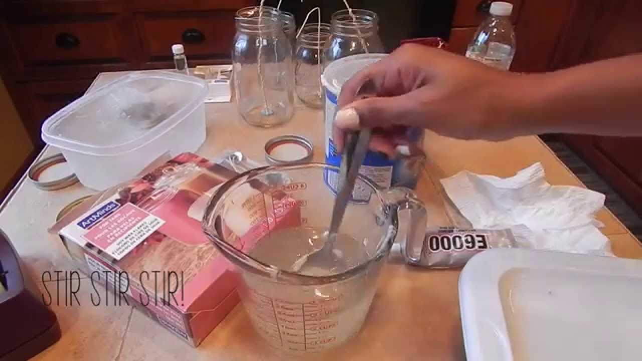DIY Scented Soy Candles - YouTube