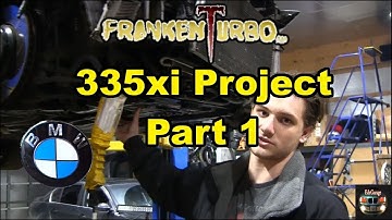 BMW N54 335xi FrankenTurbo Project Part 1 - Subframe Removal e90 e92 335i