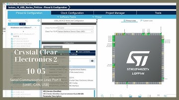 10/05 - Serial Communication Lines Part II. (UART, CAN, USB)