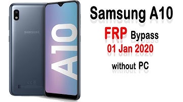 Samsung a10 frp bypass | sm-a105f google lock remove on android 9 2020 security