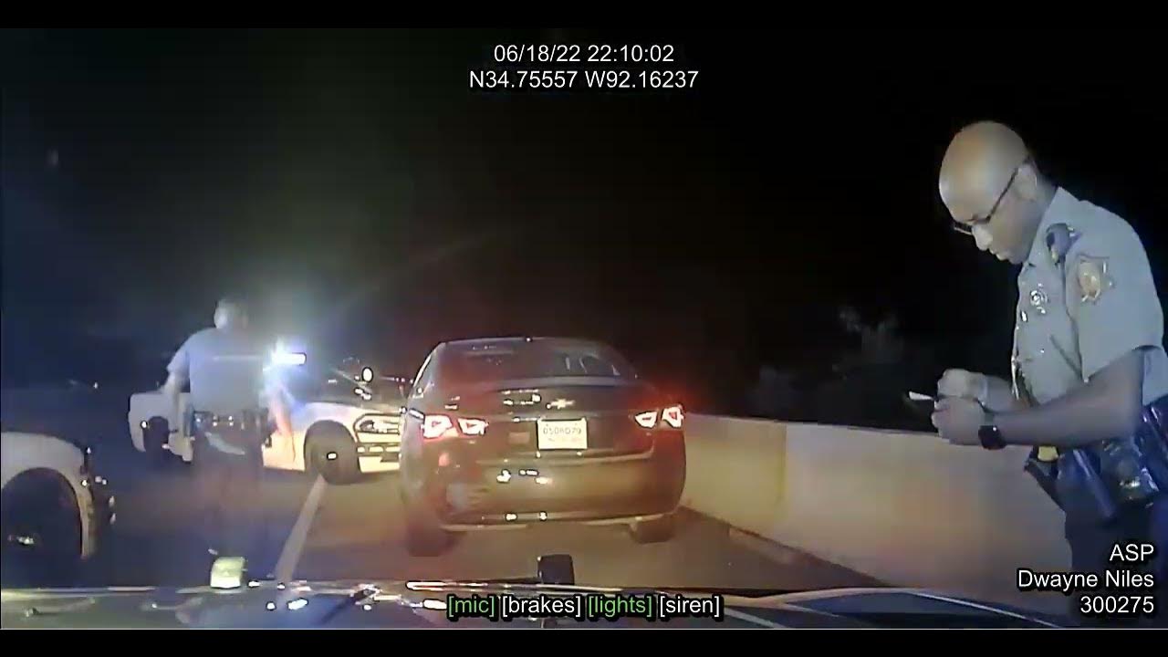 Traffic stop on a speeding black CHEVY IMPALA from Texas turns into a