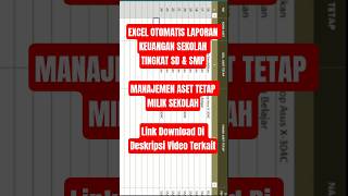 Input Data Aset tetap Di Excel Otomatis Keuangan SD & SMP 2026 #excel #keuanganSekolahOtomatis