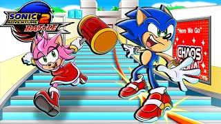 Sonic Vs Amy - Sonic And Amy Play Sonic Adventure 2 Battle