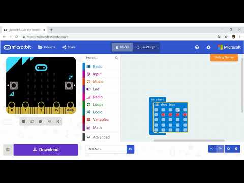 Micro:bit 04 LED pattern design