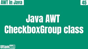 Java AWT CheckboxGroup class | checkboxgroup class in java | what is | checkbox vs checkboxgroup
