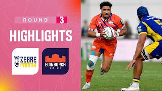 Zebre Parma v Edinburgh | Highlights | Round 3 | URC 2026/27