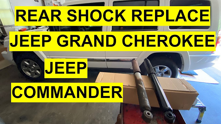 2007 jeep commander struts and shocks