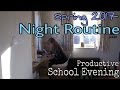 School Night Routine Spring 2017 (Sponsored)