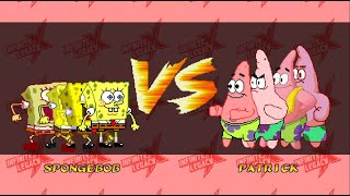 Ikemen GO - 4 versions of Spongebob vs 4 versions of Patrick