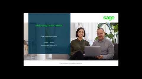 Sage Estimating Performing Quick Takeoff