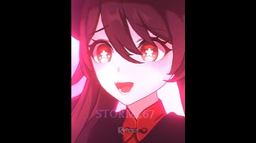 Hu Tao imitates Ai Hoshino edit | Genshin Impact