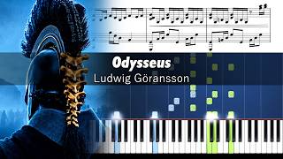 Ludwig Göransson - Odysseus - Piano Tutorial with Sheet Music
