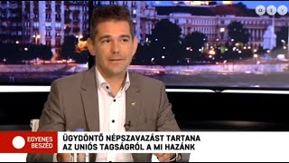 Az EU nettó ráfizetői vagyunk – Novák Előd az ATV-ben