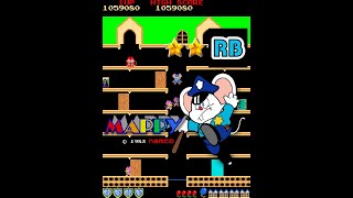 1983 [60fps] Mappy 1075810pts Nomiss Round50