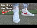 How I Lace My Nike Blazer