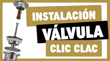 🔧 Cómo instalar una válvula clic-clac ó pop-up