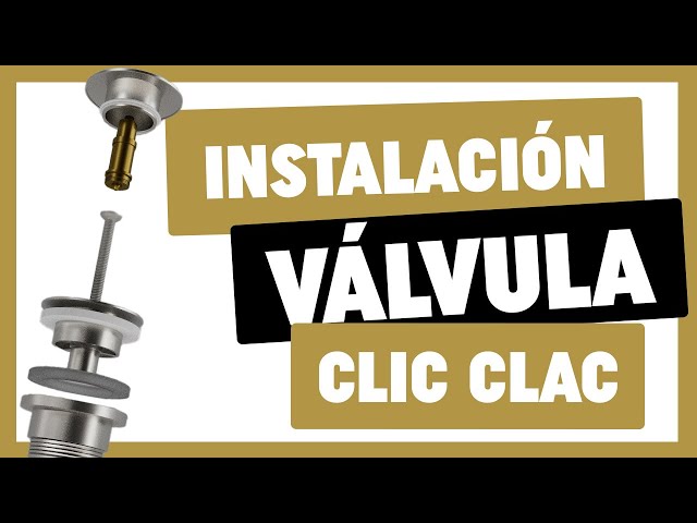 Válvula de desagüe Click-Clack Simple-Rapid para lavabo con opción siempre  abierta-24284010OR