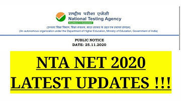 IMPORTANT NTA PUBLIC NOTICE/ IMPORTANT PUBLIC NOTICE FOR JOINT CSIR UGC NET EXAMS/CSIR NET Postponed